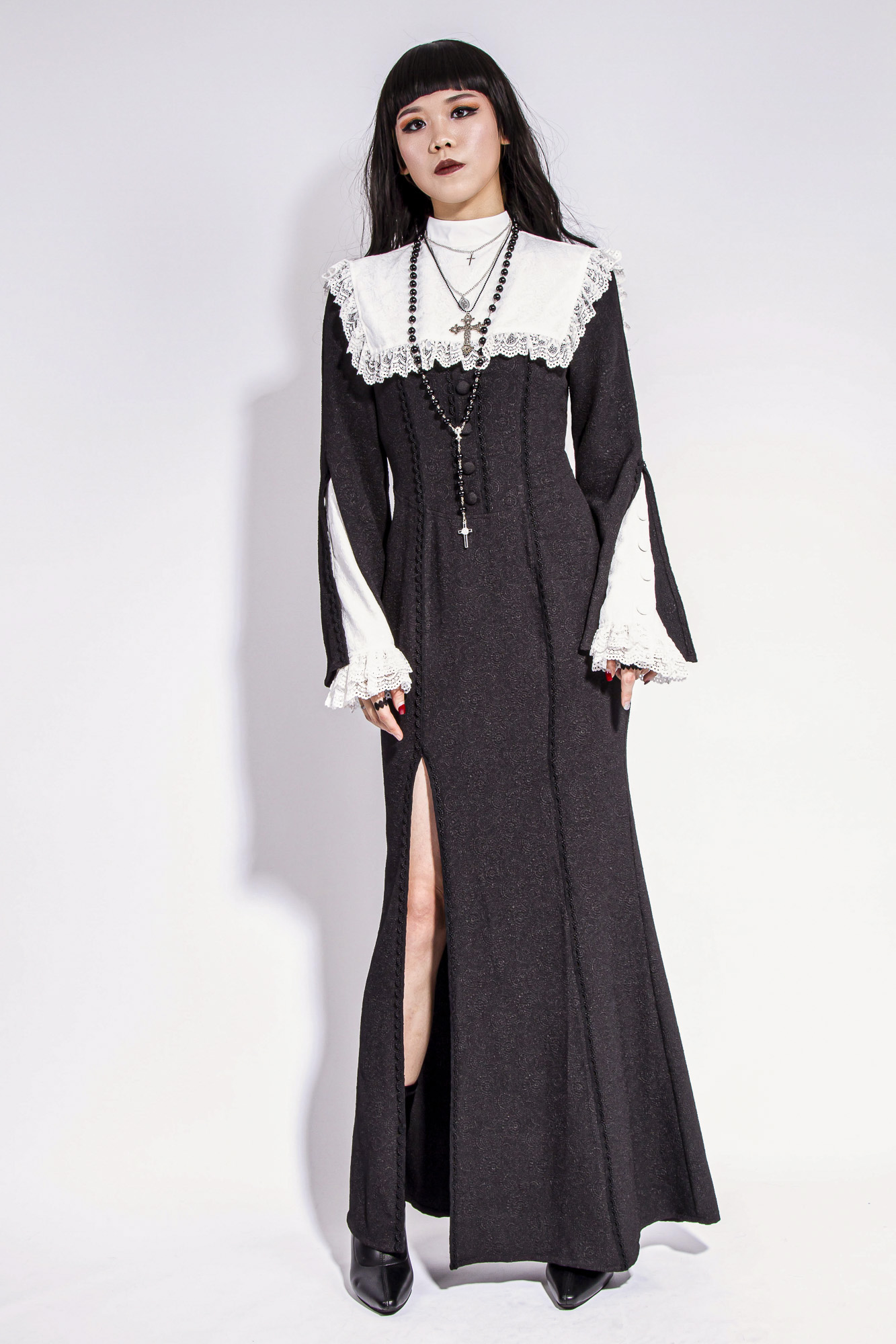 Gothic Nun Prayer Dress