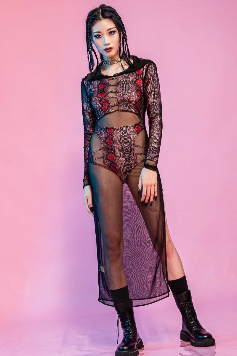 Sexy Snake Print Swimsuit SE004IN