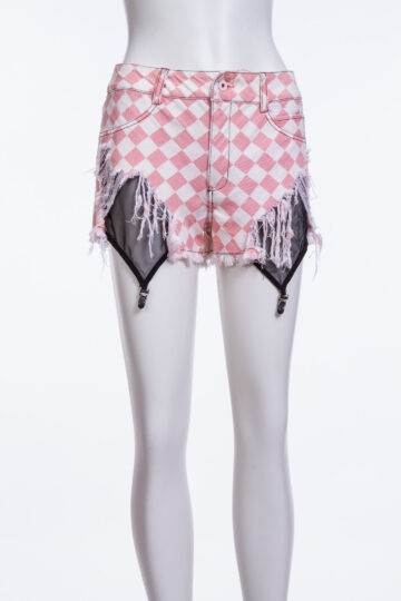 Punk Plaid Print Ultra-Wash Shorts SS201P