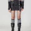 Punk Buckle Mini Skirt SK204B