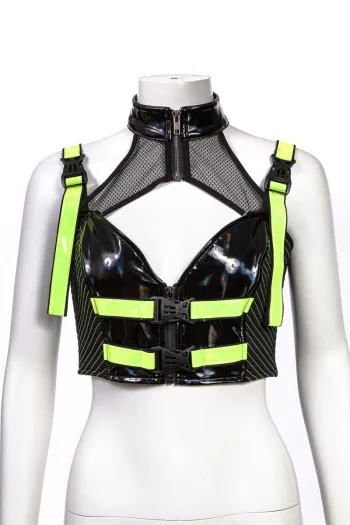 Holographic Reflective Vest for Parties VE310BG